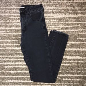Forever 21 High waisted Black washed jeans,Size-26